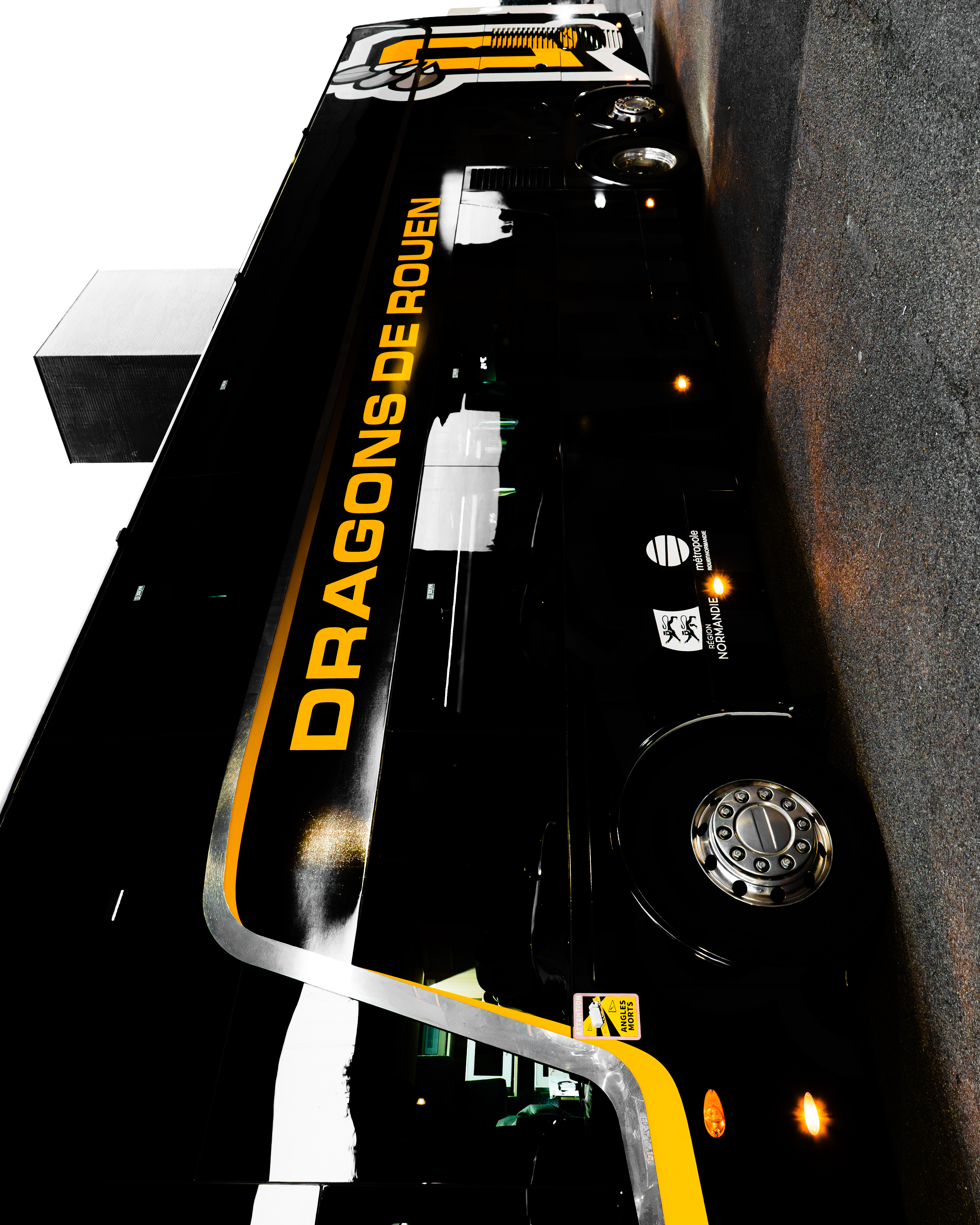 Bus des Dragons de Rouen réalisé 2